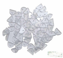 Load image into Gallery viewer, 13*20Mm Acrylic Semicircle Shaped Flatback Holder - 20 Count Holders
