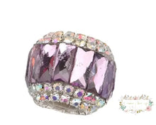 Load image into Gallery viewer, 17Mm Rhinestone Fancy Beads Purple
