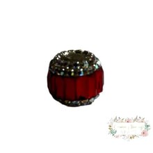 Load image into Gallery viewer, 17Mm Rhinestone Fancy Beads Red

