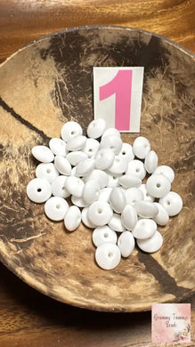 15Mm Silicone Lentil Beads - 1 Count #1