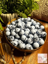 Load image into Gallery viewer, 15Mm Cici Blue Round Beads - 1 Count Silicone

