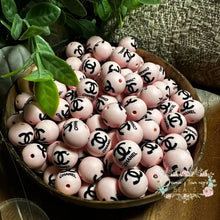 Load image into Gallery viewer, 15Mm Cici Silicone Bead - Pink Round Beads
