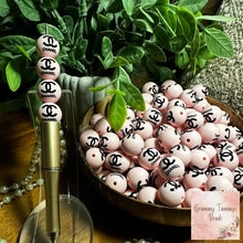 Load image into Gallery viewer, 15Mm Cici Silicone Bead - Pink Round Beads
