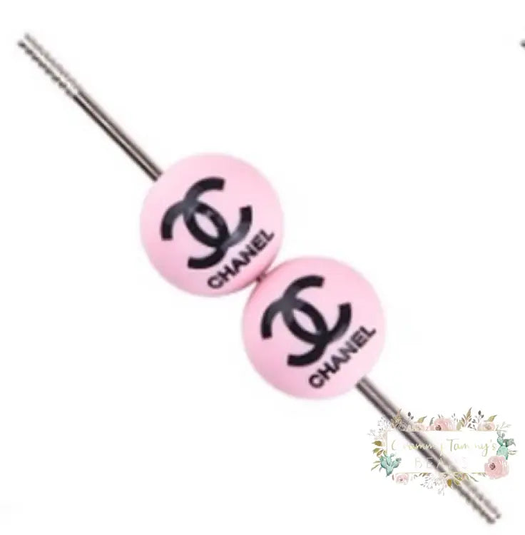 15Mm Cici Silicone Bead - Pink Round Beads
