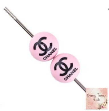 15Mm Cici Silicone Bead - Pink Round Beads