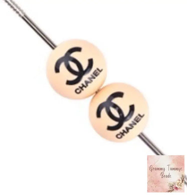 15Mm Cici Silicone Bead - Tan 15Mm Round Beads