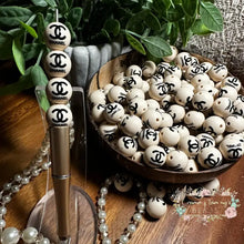 Load image into Gallery viewer, 15Mm Cici Silicone Bead - Tan 15Mm Round Beads
