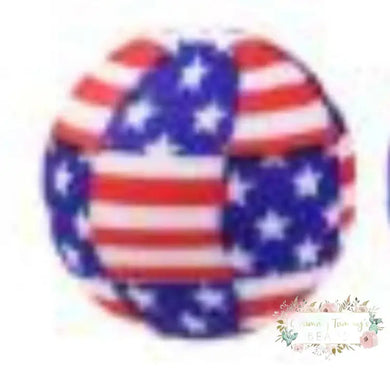 15mm Flag Silicone Bead 15mm Round Silicone Beads