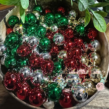 Load image into Gallery viewer, 16Mm Christmas Ball Shaped Beads - 8 Count
