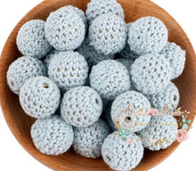 Load image into Gallery viewer, 16Mm Crochet Round Wooden Beads - 5 Count
