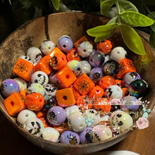 Load image into Gallery viewer, 16Mm Halloween Beads - 6 Count
