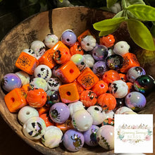 Load image into Gallery viewer, 16Mm Halloween Beads - 6 Count
