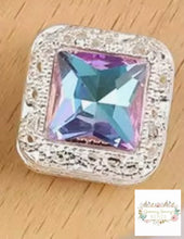 Load image into Gallery viewer, 16mm Square Rhinestone Bead - Assorted Colors Available 16mm Square Rhinestone

