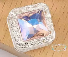 Load image into Gallery viewer, 16mm Square Rhinestone Bead - Assorted Colors Available 16mm Square Rhinestone
