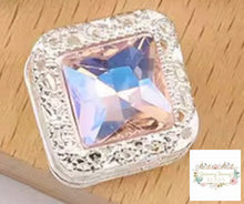 Load image into Gallery viewer, 16mm Square Rhinestone Bead - Assorted Colors Available 16mm Square Rhinestone
