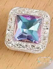 Load image into Gallery viewer, 16mm Square Rhinestone Bead - Assorted Colors Available 16mm Square Rhinestone
