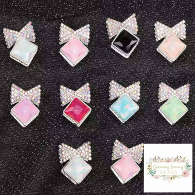 17*22MM Bowknot Rhinestone Bead - Assorted Colors Available 17*22MM Bowknot Rhinestone Bead