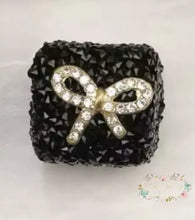 Load image into Gallery viewer, 17Mm Black Square Rhinestone 1-Count

