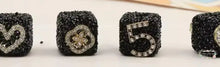 Load image into Gallery viewer, 17Mm Black Square Rhinestone 1-Count
