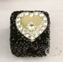 Load image into Gallery viewer, 17Mm Black Square Rhinestone 1-Count
