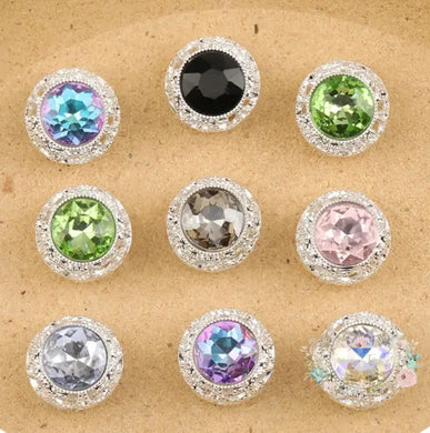 19*19MM Alloy Beads/Hand Made/Jewelry Findings & Components/Rhinestone Effect/Round Shape/DIY Beads
