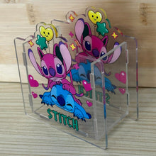 Load image into Gallery viewer, Acrylic Pen/Pencil/Brush Holder - Stitch Love
