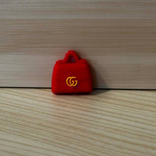 Load image into Gallery viewer, Gigi Red Purse Silicone Focal Bead
