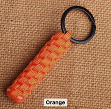 Load image into Gallery viewer, Handmade Woven Paracord Knot Survival Keychain
