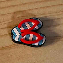Load image into Gallery viewer, Flip Flop Silicone Focal Beads
