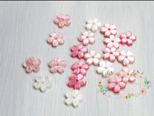 Load image into Gallery viewer, 20 Pcs 11Mm Cherry Blossom Flower Beads. Resin Flower Beads. Pink Beads For Jewelry Making
