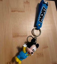 Load image into Gallery viewer, 3D Mouse Keychain wristlets - Boy - Blue
