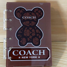 Load image into Gallery viewer, Designer Notebook - Brown Bear Co@ch
