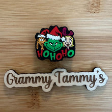Load image into Gallery viewer, Greenman HoHoHo Silicone Focal Bead
