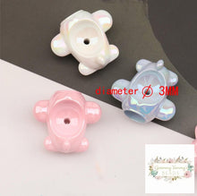 Load image into Gallery viewer, 27*30Mm Airplane Shaped Aurora Effect Acrylic Bead - 1 Count Assorted Colors Beads
