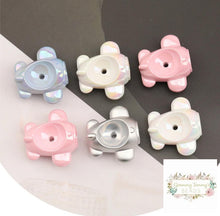 Load image into Gallery viewer, 27*30Mm Airplane Shaped Aurora Effect Acrylic Bead - 1 Count Assorted Colors Beads
