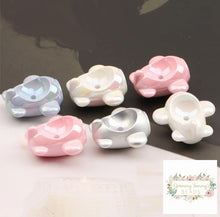 Load image into Gallery viewer, 27*30Mm Airplane Shaped Aurora Effect Acrylic Bead - 1 Count Assorted Colors Beads
