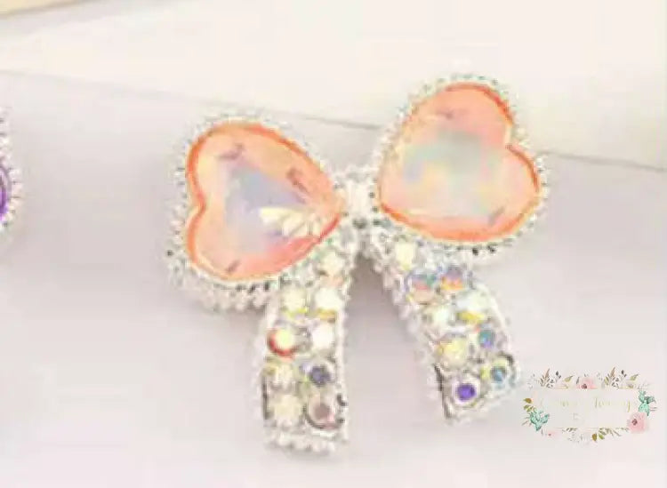 24*27MM Fancy Rhinestone Bead - 1 Count Pink Fancy Rhinestone Bead
