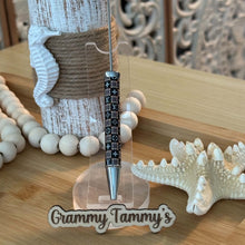 Load image into Gallery viewer, Beadable Pen - LoVe - Black &amp; Brown
