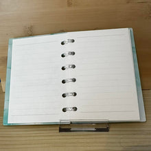 Load image into Gallery viewer, Designer inspired Acrylic Loose-leaf Cover Notebook - Tif Ring
