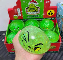 Load image into Gallery viewer, Grinch Mystery Dumpling Squishy (Non-Branded)
