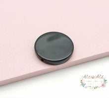Load image into Gallery viewer, 31mm Round Bead with Straight Hole Flatback Holder - Available in Different Colors Flatback Holders
