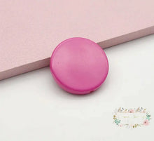 Load image into Gallery viewer, 31mm Round Bead with Straight Hole Flatback Holder - Available in Different Colors Fushia Flatback Holders
