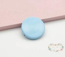 Load image into Gallery viewer, 31mm Round Bead with Straight Hole Flatback Holder - Available in Different Colors Tiffany Blue Flatback Holders
