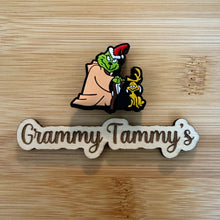 Load image into Gallery viewer, Greenman Santa - Silicone Focal Bead
