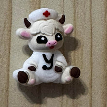 Load image into Gallery viewer, 3D Nurse Cow Silicone Focal Bead
