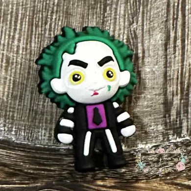 3D Beetlejuice Silicone Focal Bead Silicone Focal Bead