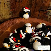 Load image into Gallery viewer, 3D Christmas Penguin Silicone Beads
