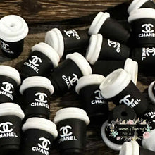 Load image into Gallery viewer, 3D CiCi Coffee Cup Silicone Focal Bead 3d Silicone Focal Bead
