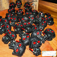 Load image into Gallery viewer, 3D Darth Silicone Focal Bead Beads
