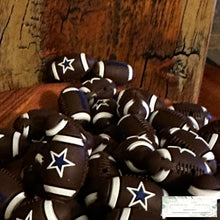 Load image into Gallery viewer, 3D Football - Dallas Silicone Focal Bead Beads
